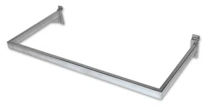 5 x Slatwall Hanging Rail-900mm- Chrome - Picture 1 of 1