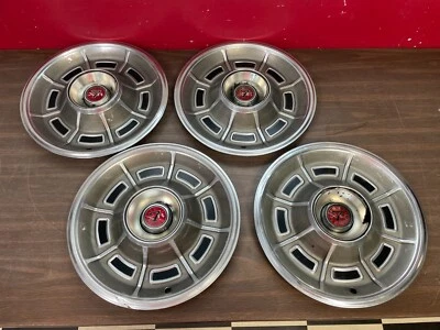 Juego de 4 tapacubos Mercury Cougar XRY 1971 1972 1973 14" 824 Foto 1 de 4