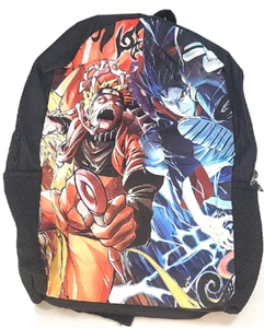 Backpack Naruto 16x12 Adjustable Pocket Zip Anime Manga School Hiking Camping - Picture 1 of 10