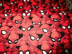 Nuovo Off the Bolt: Allover Spiderman 100% cotone (Yard $6,99) - Foto 1 di 2