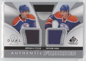 2012-13 SP Game Used Edition Authentic Fabrics Dual Jordan Eberle Taylor Hall