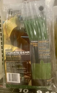 CLC PONCHO RAIN WEAR {LOT OF 5} R10410 .10MM PVC - GREEN ONE SIZE - Picture 1 of 1