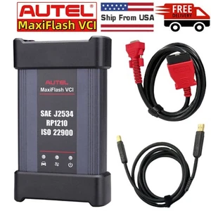 Autel MaxiFlash J2534 VCI Programming Device Bluetooth Works with PC or MS909 - Picture 1 of 6