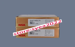 NSK 7014CTYNSULP4 Abec-7 Super Precision Spindle Bearings. Matched Set of Two - Picture 1 of 3