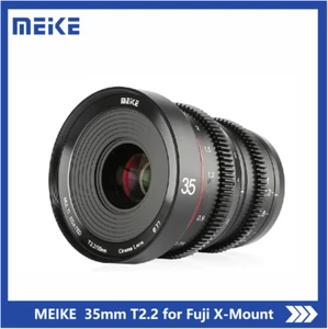 Meike 35mm T2.2 Large Aperture Manual Focus Prime Low Cine Lens for Fuji X Mount - Picture 1 of 9