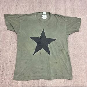 Vintage REM Shirt Extra Large Green 1995 Tour Star