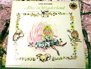 Alice in Wonderland LP vol.1- cyril ritchard Vintage Golden record Vinyl is VG - Picture 1 of 8