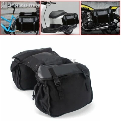 1X Motorcycle Bicycle Side Saddlebag Luggage Storage Panniers Box Bag Tool Pouch - Image 1 of 4