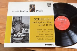 PABLO CASALS Schubert Casals Festival Prades Sandor Vegh LP Philips 835099AY - Picture 1 of 4