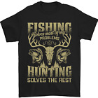 Fishing And Hunting Fisherman Hunter Funny Mens T Shirt 100 Cotton