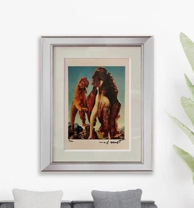 Max Ernst, original handsignierte Lithographie mit Echtheitszertifikat & Gutachten von 3.500 $&*! - Bild 1 von 12