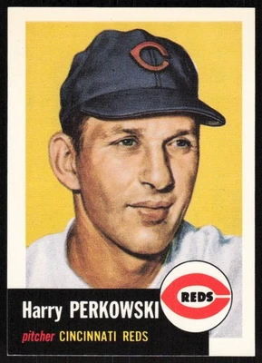 1991 Topps Archives 1953 #236 Harry Perkowski   - FREE SHIPPING - Image 1 of 2