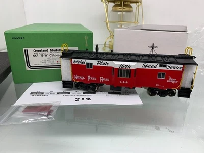 212 OMI Nickel Plate Road B-W Caboose Ironville Built Brass O Scale 1:48 2 Rail - Image 1 of 4