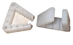 Fenster Fensterkeil Sicherung Fensterklammer Kunststoff Inhalt 2 Stück 60 mm - Bild 1 von 2