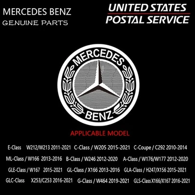 2Pcs No-Fading LED Door Lights Puddle  Projector For Mercedes E-Class W212/W213 - Image 1 of 4