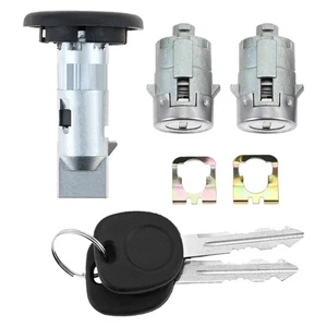 Ignition & Door Lock Cylinder Set with Keys for 2003-2006 Chevy Silverado GMC - Picture 1 of 6