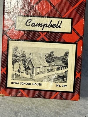 Cool Campbell Scale Models, HO Iowa School House Craftsman Kit - Image 1 of 4