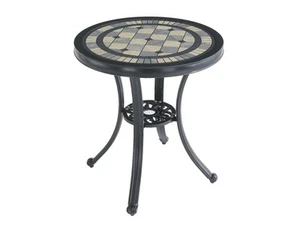 FurnitureOkay Athens Cast Aluminium Outdoor Dining Table (60cm Round) - Picture 1 of 3