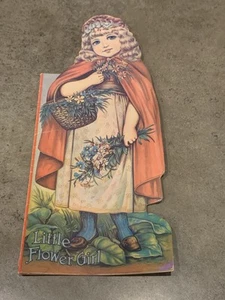Vintage Little Flower Girl Cut out Children's Poem Book published by Merrimack - Foto 1 di 7