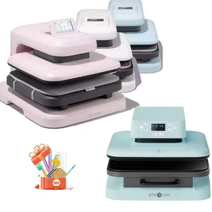 HTVRONT 15 x 15 in Auto Heat Press Machine Sublimation Printer Transfer T Shirt - Picture 1 of 55