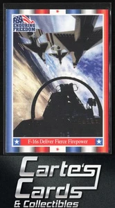 F-16s Deliver Fierce Firepower 2001 Topps Enduring Freedom #61 - Picture 1 of 2