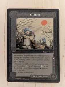 Gloom - The Wizards - Middle Earth CCG -Mix & Match cards to save up to 35%! - Picture 1 of 2