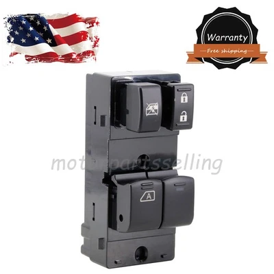 Master Window Switch LH Left Side For 2012-2021 Nissan NV1500 NV2500 NV3500 New - Imagem 1 de 4