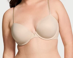 Victoria Secret Smooth Lightly Lined Plunge Demi Bra Size 36G NWT Off White - Picture 1 of 8