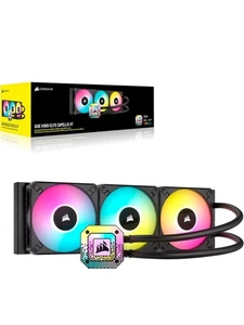 CORSAIR iCUE H150i ELITE CAPELLIX XT 3x120mm 360 MM Radiator Liquid CPU Cooler - Picture 1 of 6
