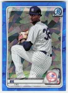 2020 Bowman Chrome Sapphire #BCP-132 Luis Gil Yankees - Picture 1 of 2