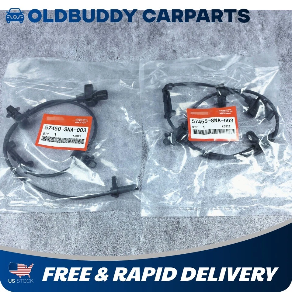 Sensor de velocidad de rueda ABS delantero derecho e izquierdo OEM para Honda Civic 2006-2011 EE. UU. Foto 1 de 1