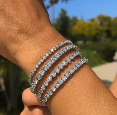 Pulsera de cristal de plata y oro con elementos de Swarovski de moda para mujer 2 piezas Foto 1 de 4