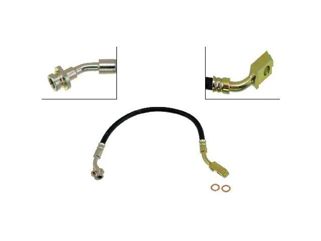 Manguera de freno delantera izquierda para Nissan D21 1986-1994 1993 1987 1988 1989 1990 DJ541KM Foto 1 de 1