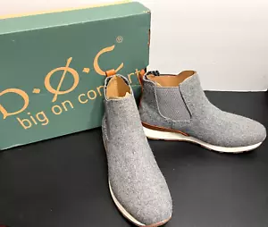 Botines BOC Born Kara para mujer 7,5 Chelsea gris lana calidad Gorp nuevos en caja - Imagen 1 de 9