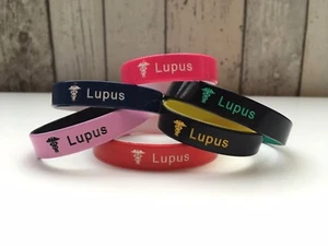 Ausverkauf Sekunden Lupus Medizinische Warnung Armband Silikon Temporäre Kinder - Bild 1 von 4