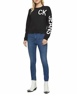 Calvin Klein Jeans Juniors High-Rise Slim Ankle Jeggings, Blue, Size 28