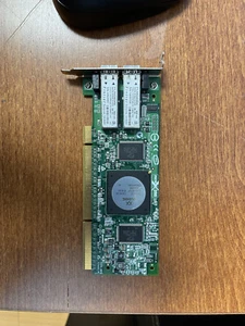 QLogic QLA2462 FC2410401-20 PCI-X Dual-Port 4Gbps Fiber Channel Card LP - Picture 1 of 2