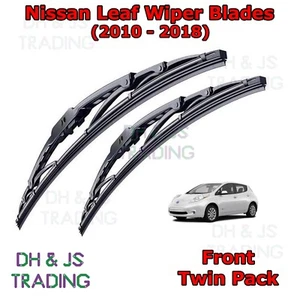 (10-18) Für Nissan Leaf Front Wischerblätter Windschutzscheibe 26" 16" Haken Typ Scheibenwischer - Bild 1 von 1