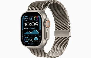 Apple Watch Ultra 2 49mm GPS+LTE Cassa Titanio Naturale Loop Maglia Milanese - Afbeelding 1 van 4