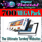 Mega 700 Turnkey Website Scripts Pack  w/Option for FREE Master Reseller Hosting