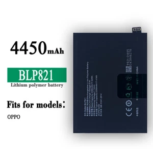100% New Battery For OPPO Mobile Phone New BLP821 4450mAh High Quality Internal - Zdjęcie 1 z 5