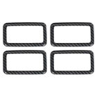 AGS 4Pcs Interior Rear Reading Light Lamp Cover Trim Bezel Decor Fit For Sienna