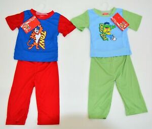2Pcs Toddler Kids Baby Boys Summer Clothes Cartoon T-Shirt Tops & Pants Outfits