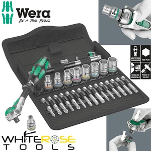 Wera Knarren-Steckschlüsselsatz 5-13mm 1/4" DR 28-tlg 8100 SA 6 Zyklop Speed Knarrensatz - Bild 1 von 12