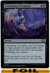 1x - Consuming Corruption - FOIL - Modern Horizons 3 - UC NM MTG - Picture 1 of 1
