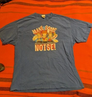 2013 Camisa Snap Crackle Pop Para Hombres XL Dibujos Animados Cereal Snack Camiseta Kellogs Promo Azul Foto 1 de 4