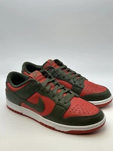 Größe 10,5 - Nike Dunk Low Cargo Khaki Mystic Red - Neu - Bild 1 von 6