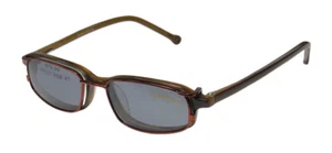 NEW SMARTCLIP 912 EYEGLASS FRAME/GLASSES WITH POLARIZED SUNGLASS CLIP-ON LENSES - Picture 1 of 10