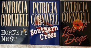 Patricia Cornwell,Andy Brazil Books 1-3:Hornets Nest;Southern Cross;Isle of Dogs - Foto 1 di 24