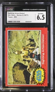 1977 Topps Star Wars #95 Sighting Artoo-Detoo! CGC 6.5 - Picture 1 of 2